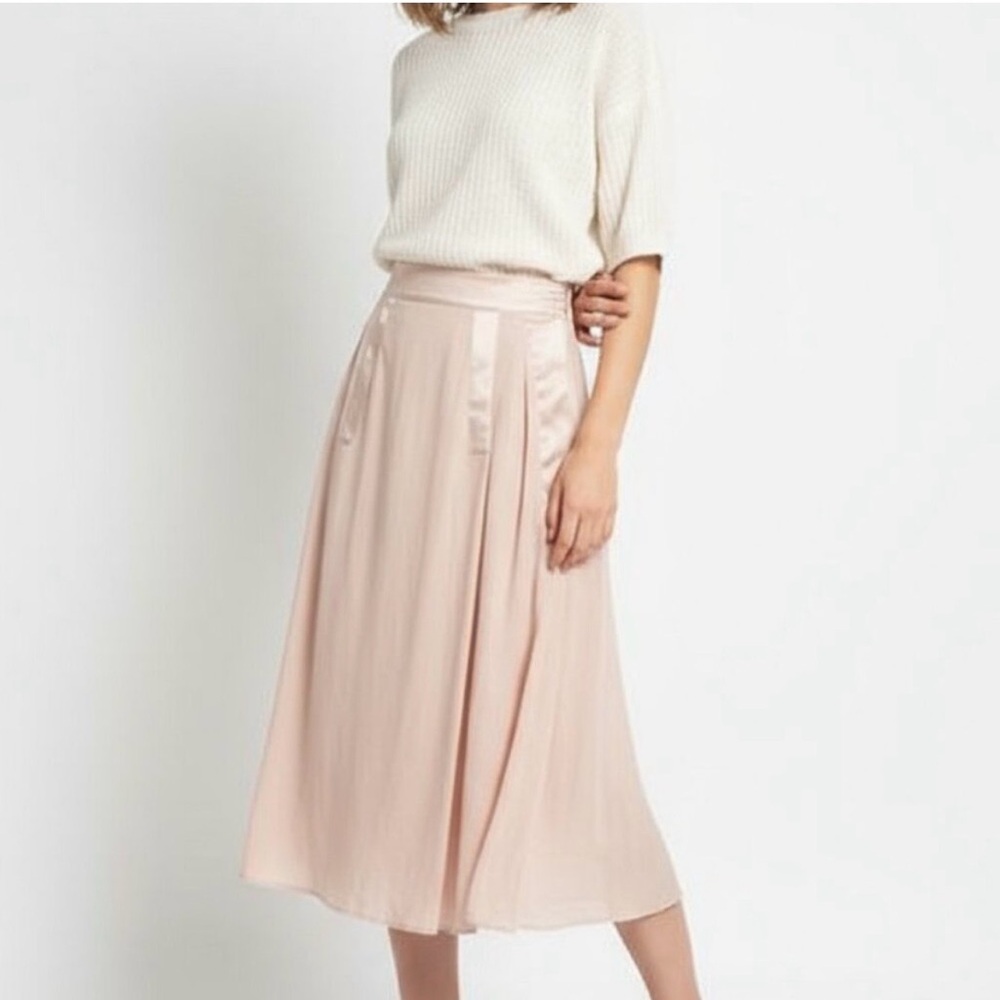 Givenchy Silk Midi Skirt